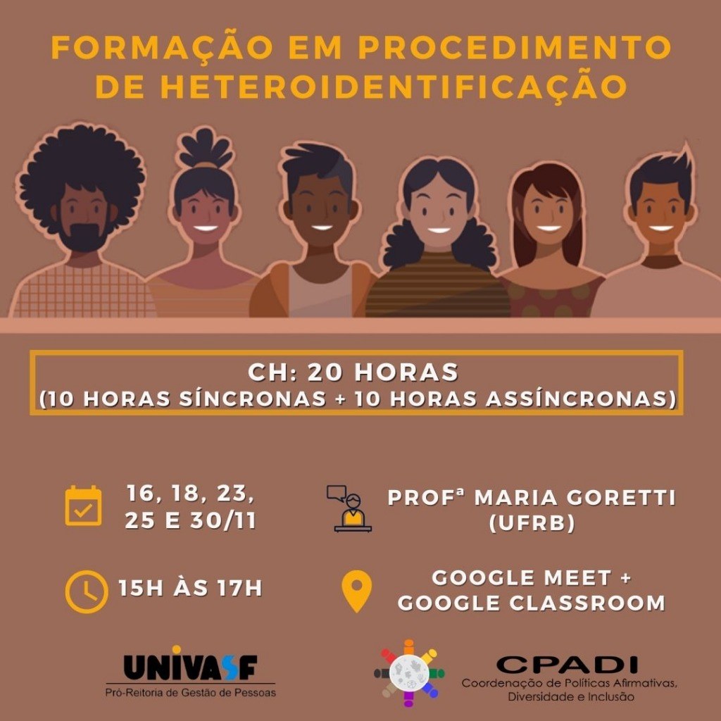 Cartaz Heteroidentificação jpeg UNIVASF Universidade Federal do Vale