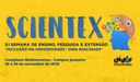 XI Scientex "Inclusão na Universidade - Uma Realidade"
