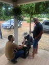entrega de mudas