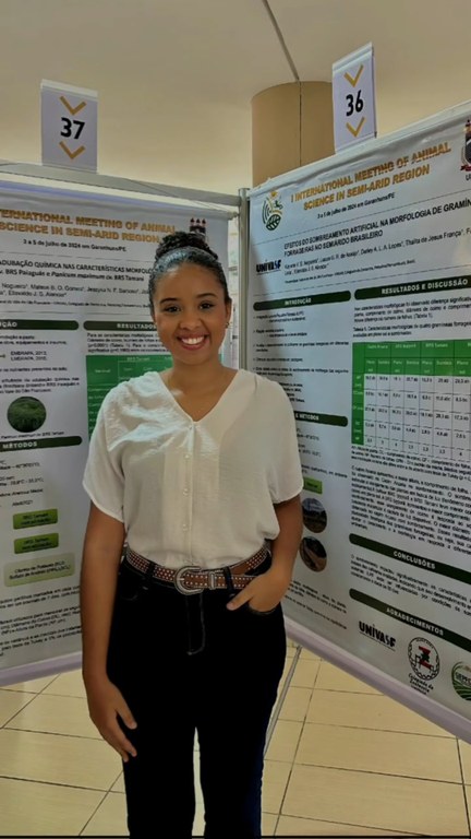 Apresentação de banners no l IMAS (INTERNATIONAL MEETING ANIMAL SCIENCE IN SEMI-ARID REGION)