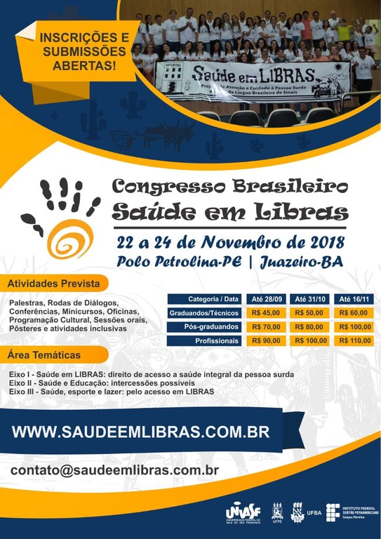 Congresso Brasileiro Saúde em Libras