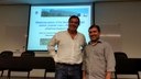Professores Jackson Guedes e Carlos Cavaleiro, na Universidade de Coimbra