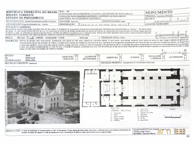 Imagem 20. Inventário do patrimônio cultural - FUNDARPE