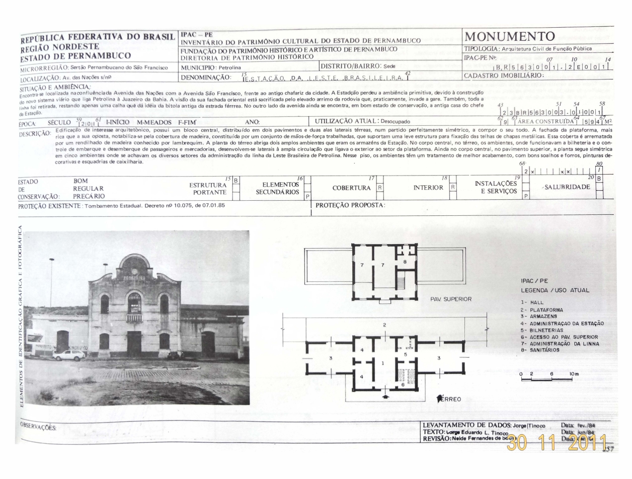 Imagem 18. Inventário do patrimônio cultural - FUNDARPE