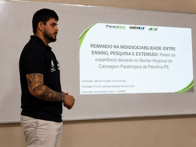 TCC destaca a trajetória de seis anos de extensionista no Núcleo Regional de Canoagem Paralímpica de Petrolina