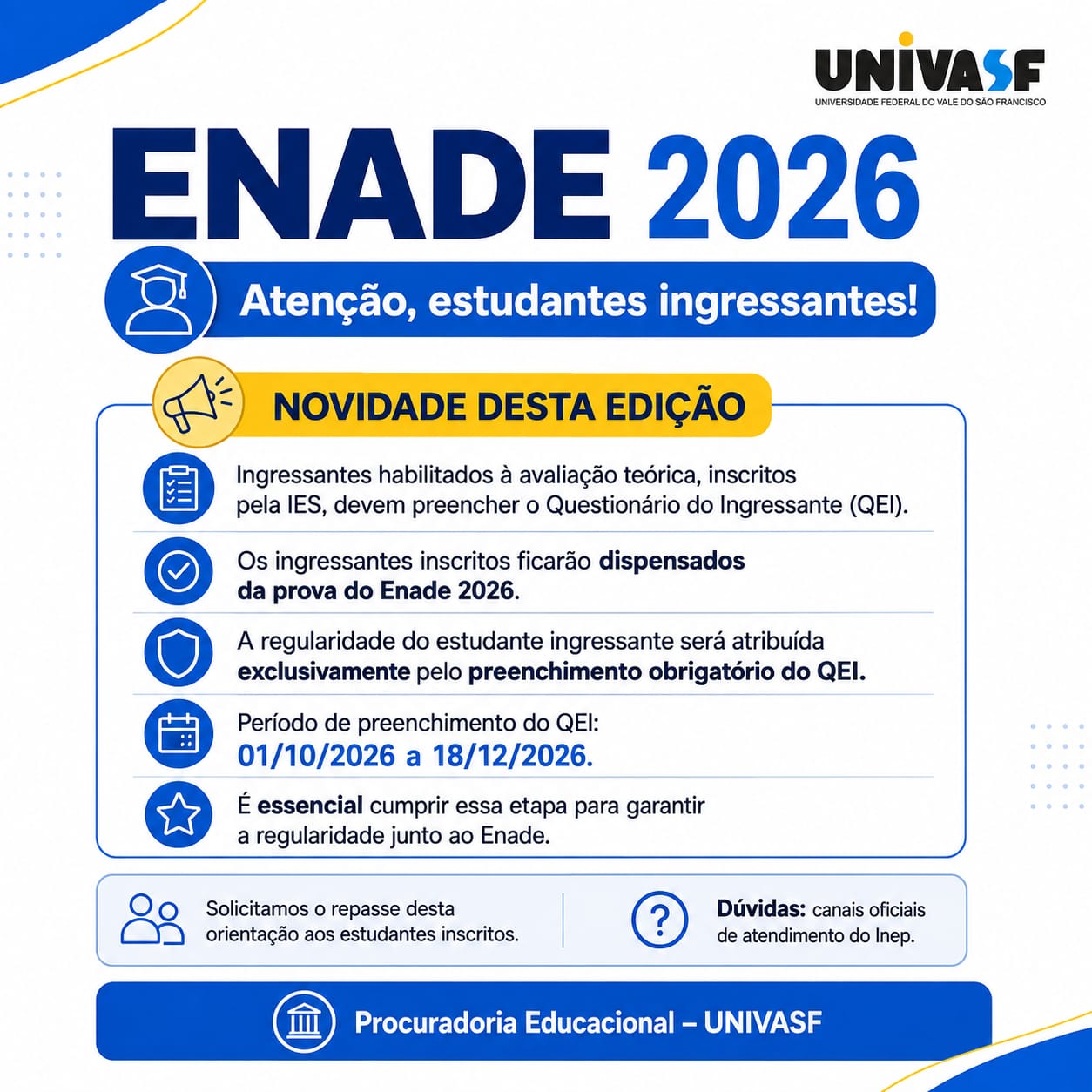 Ingressantes 2026
