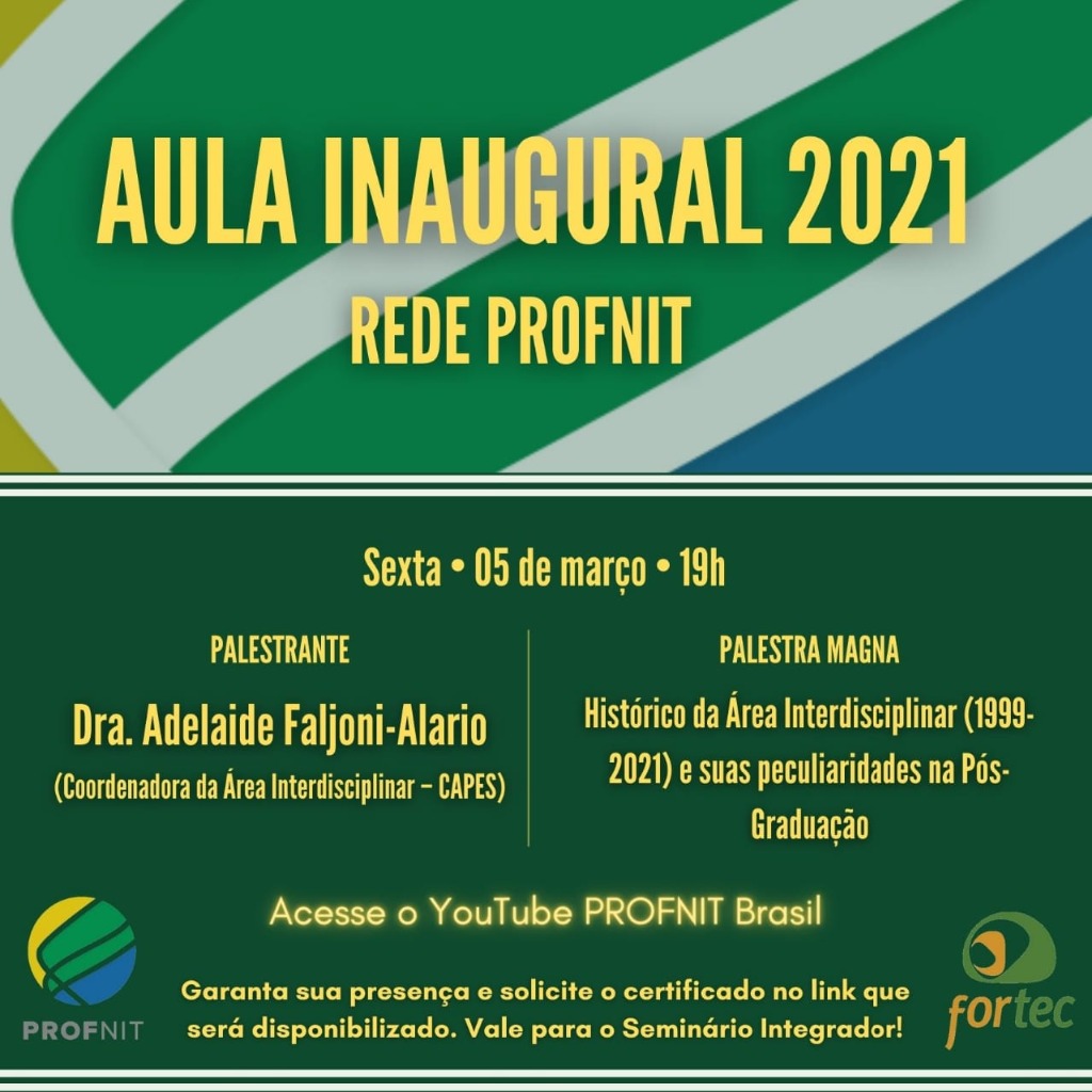 AULA INAUGURAL 2021