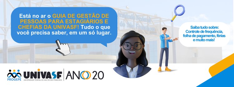 Banner Guia Estagiários e Chefias da Univasf