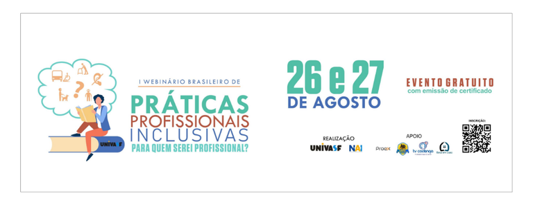 Univasf realiza I Webinário Brasileiro de Práticas Profissionais Inclusivas