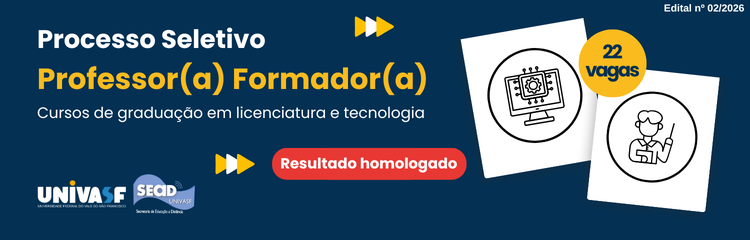 Seleção para professor(a) formador(a). Edital 02.2026