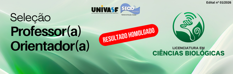 Seleção de Professor(a) Orientador(a) para o curso de Ciências Biológicas. Resultado homologado