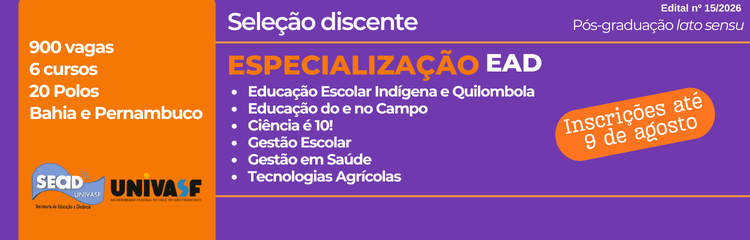 Seleção discente para cursos de especialização