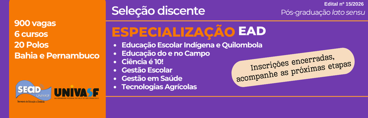 Seleção discente para cursos de especialização