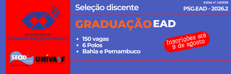 Seleção discente para o curso de Bacharelado em Administração Pública