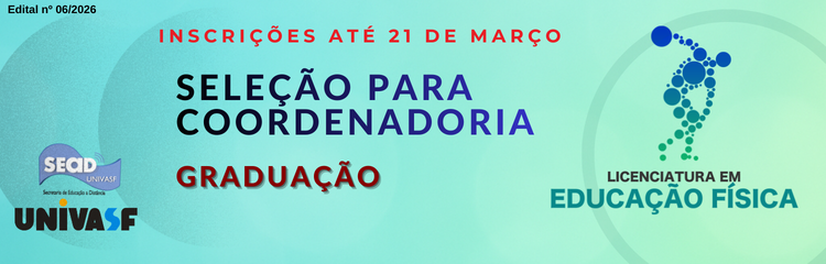 Seleção para Coordenadoria do curso de Licenciatura em Educação Física