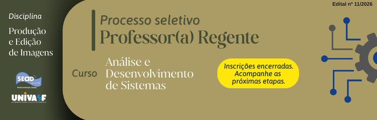 Seleção para Professor(a) Regente do curso de Análise e Desenvolvimento de Sistemas