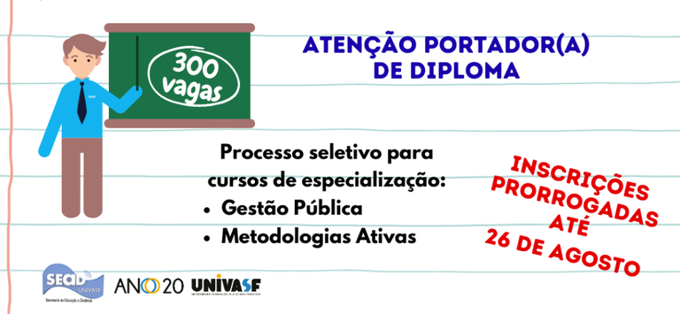 Eventos.Processo seletivo para especialização. Inscrições prorrogadas..png