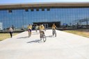 Servidores participarem de ciclismo no Integrar para Construir 2016