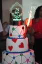 E ainda teve bolo em homenagem aos servidores e ao aniversário de 15 anos da Univasf.
