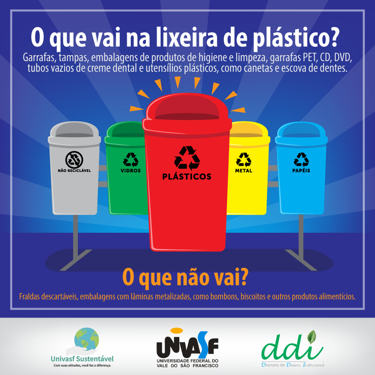 Campanha Univasf Sustentável 2016 - Coleta Seletiva
