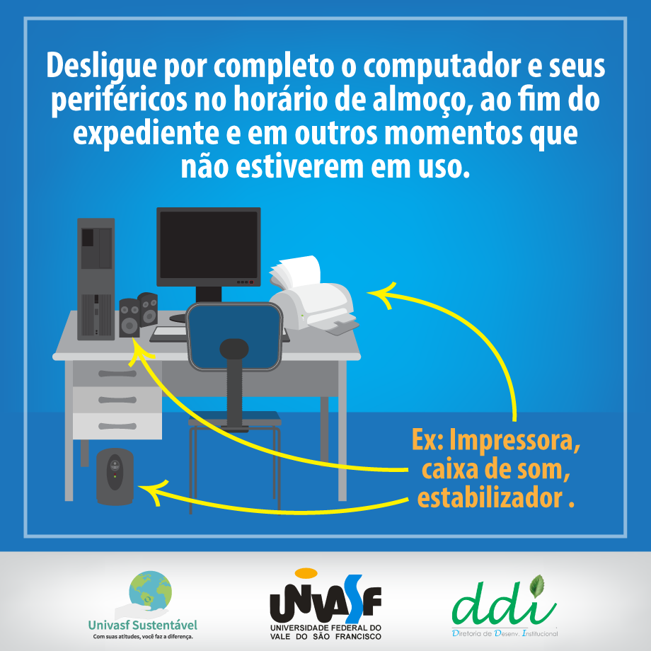 Campanha Univasf Sustentável 2016 - Computador