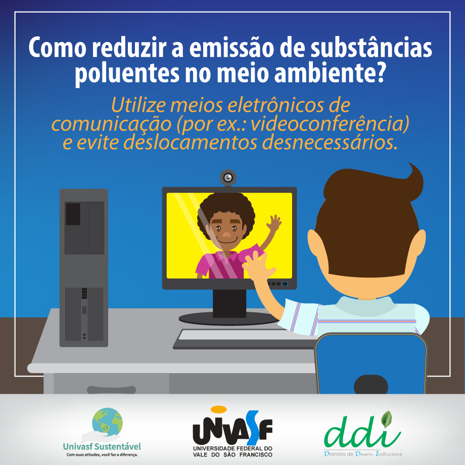 Campanha Univasf Sustentável 2016 - Deslocamento de Pessoal